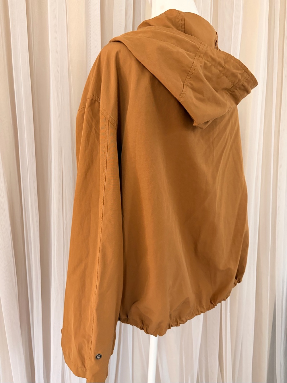Old Navy Hooded Utility Jacket in Caramel